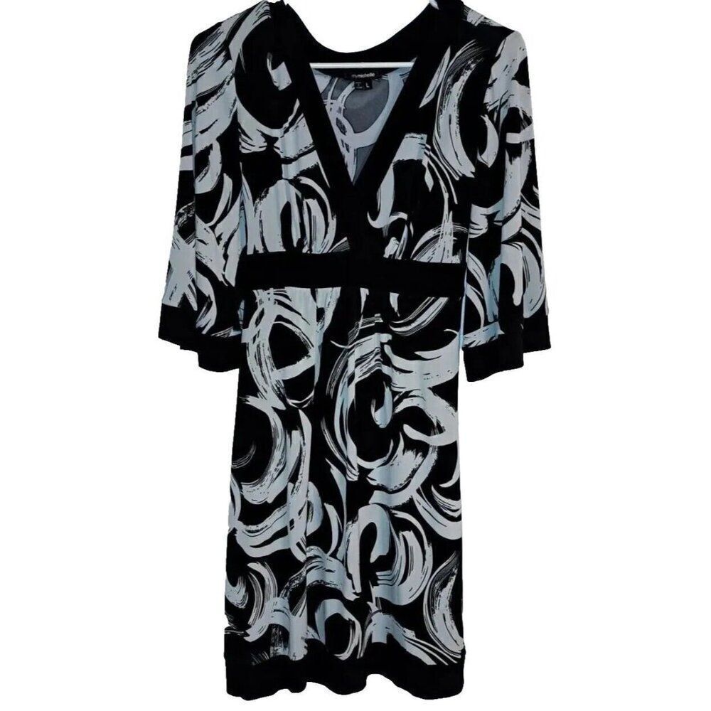 Mymichelle Large Black White Dress